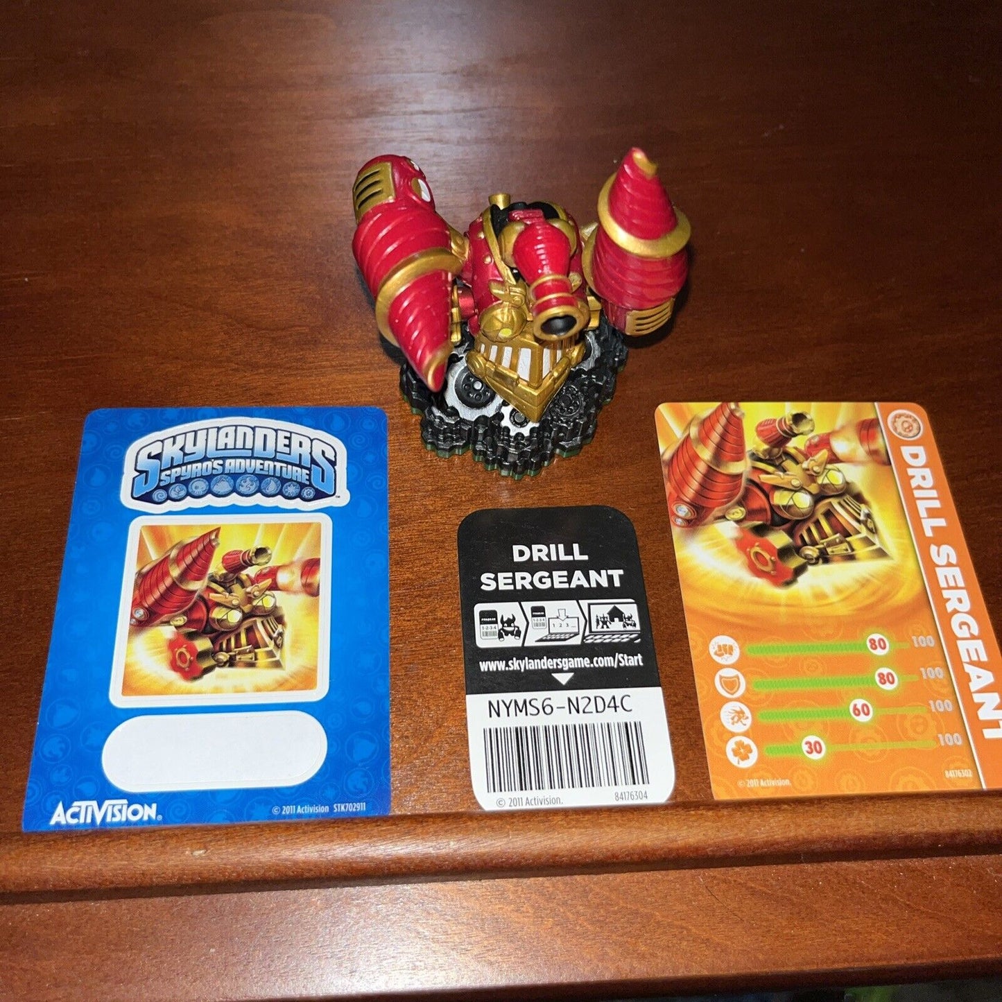 Skylanders Drill Sergeant With Stickers And Cards ￼