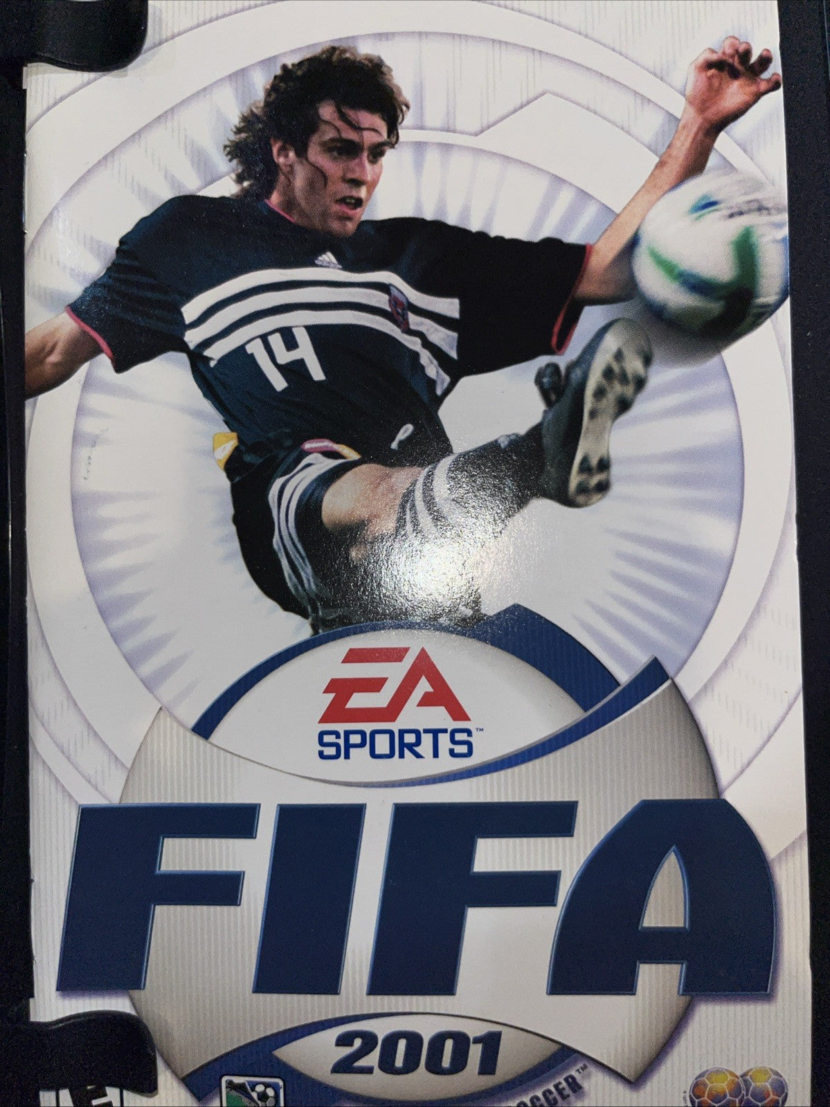 FIFA 2001: Major League Soccer (Sony PlayStation 2, 2000) Disc Holder Damage.