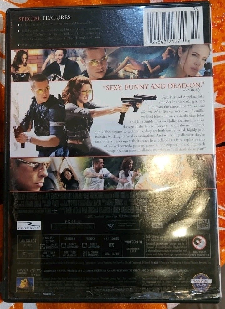 Mr. & Mrs. Smith (DVD, 2005)