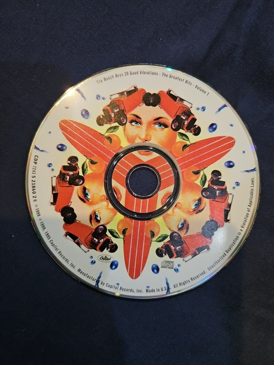 The Beach Boys 20 Good Vibrations Greatest Hits Vol 1 (CD) DISC ONLY