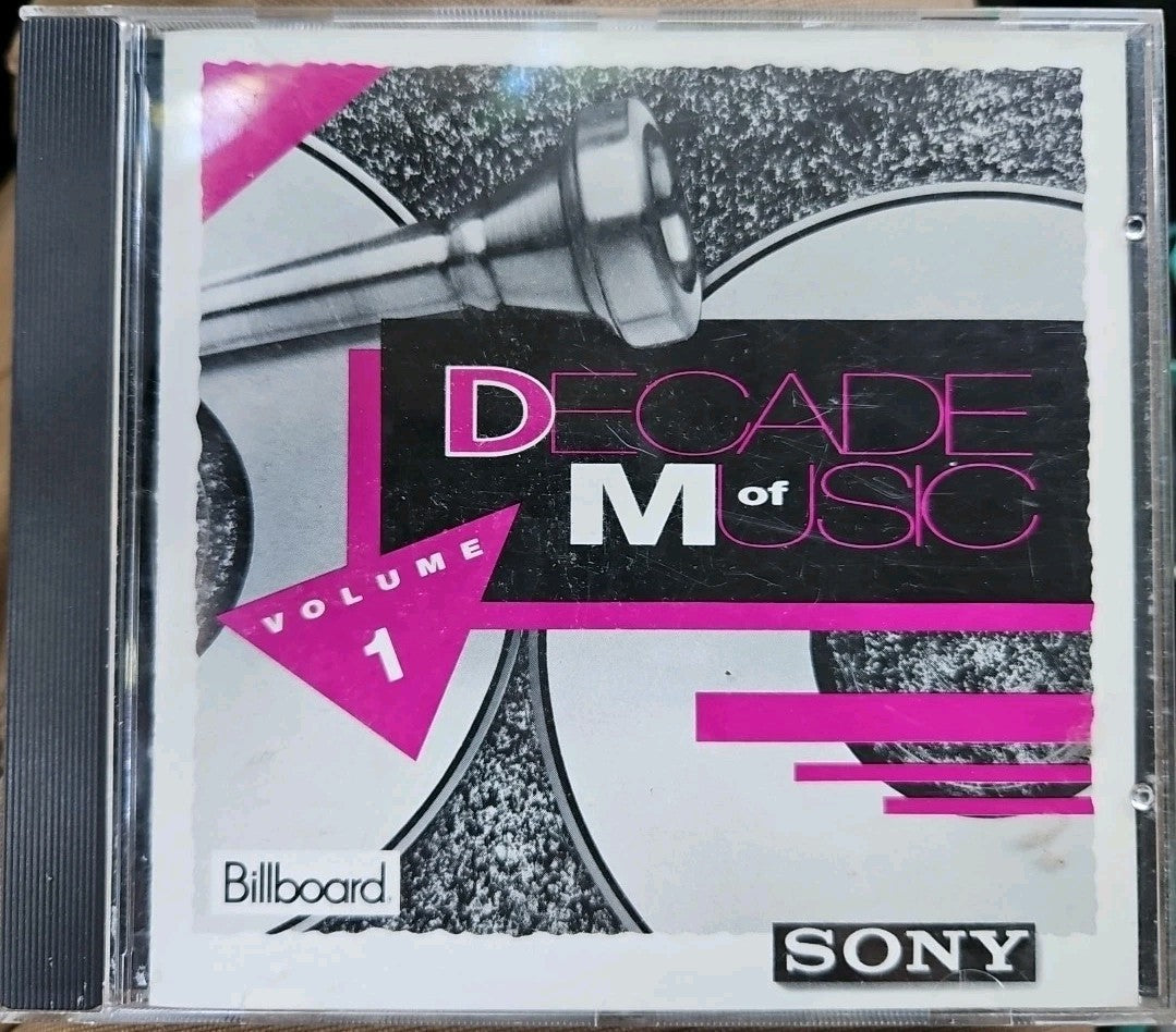 Decade of Music Volume 1 (CD, 1992, Sony, Billboard) New Sealed
