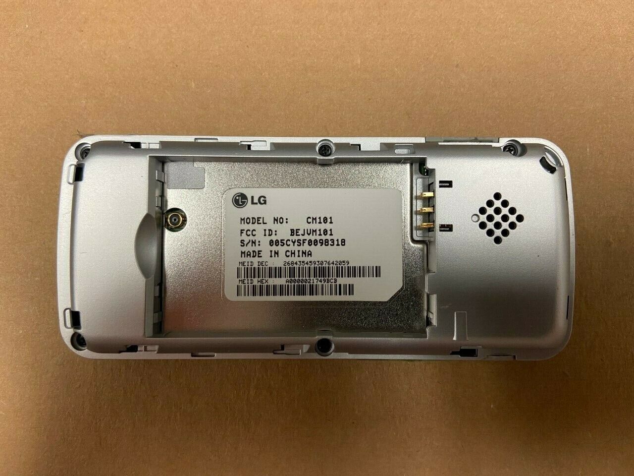 LG CM101 CDMA Cellular Phone  -  Bundled