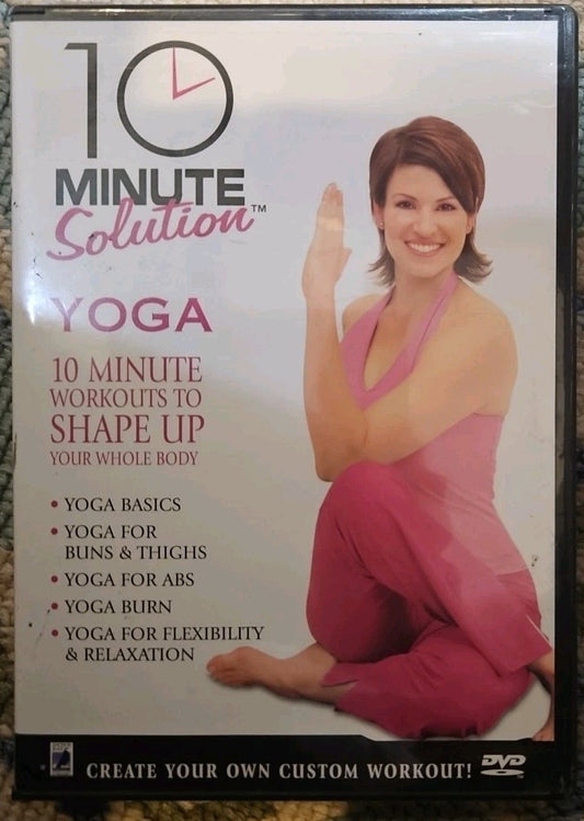 10 Minute Solution: Yoga (DVD, 2005) New