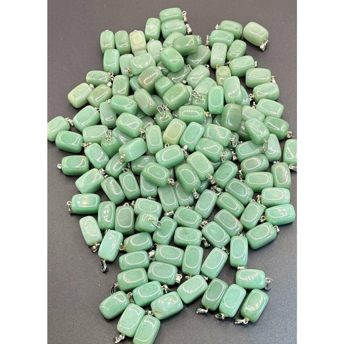 Tested Gemstone – Jadeite on 18" Gold Plated Necklace