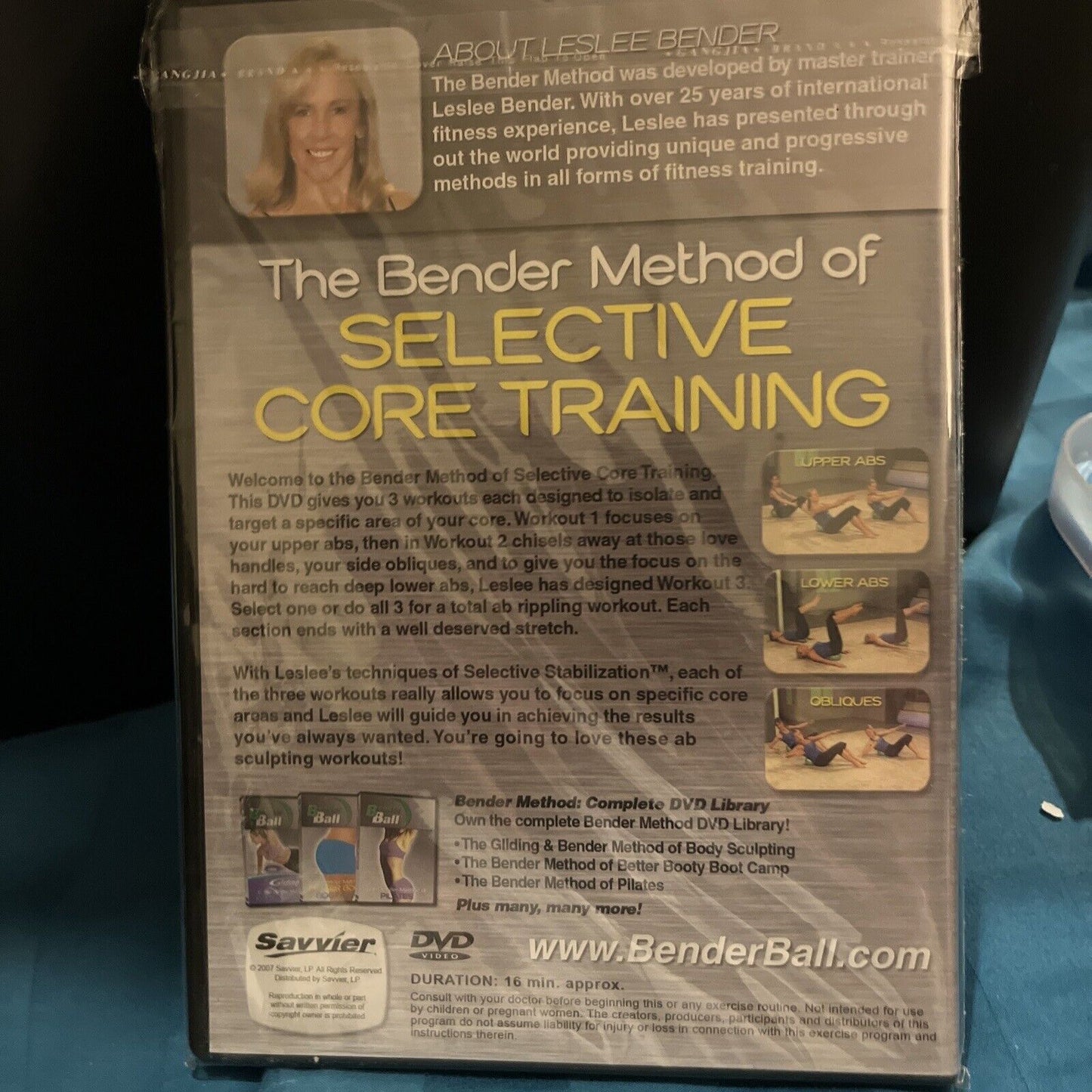 Bender Ball Method of Selective Core Training (DVD) Brand New