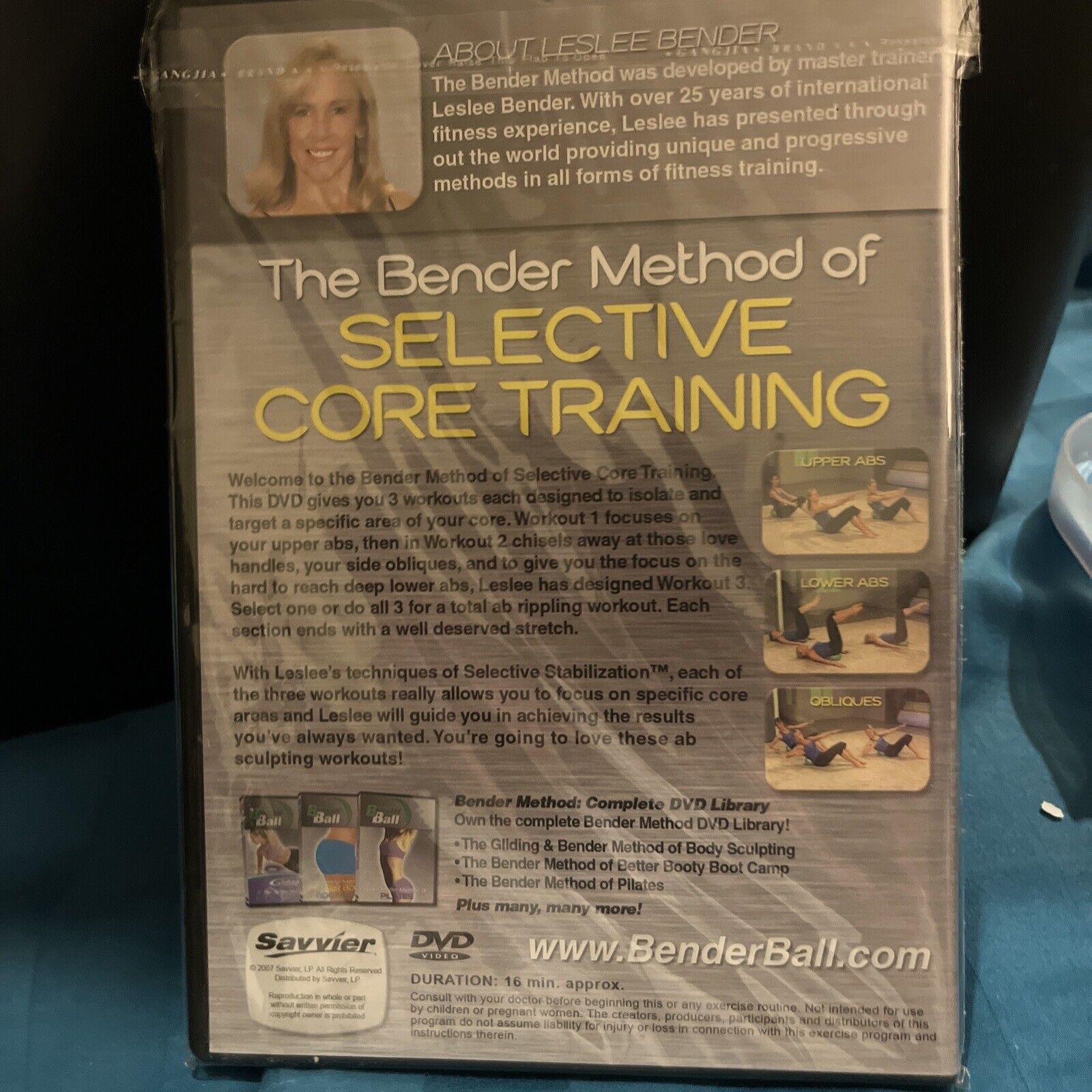 Bender Ball Method of Selective Core Training (DVD) Brand New