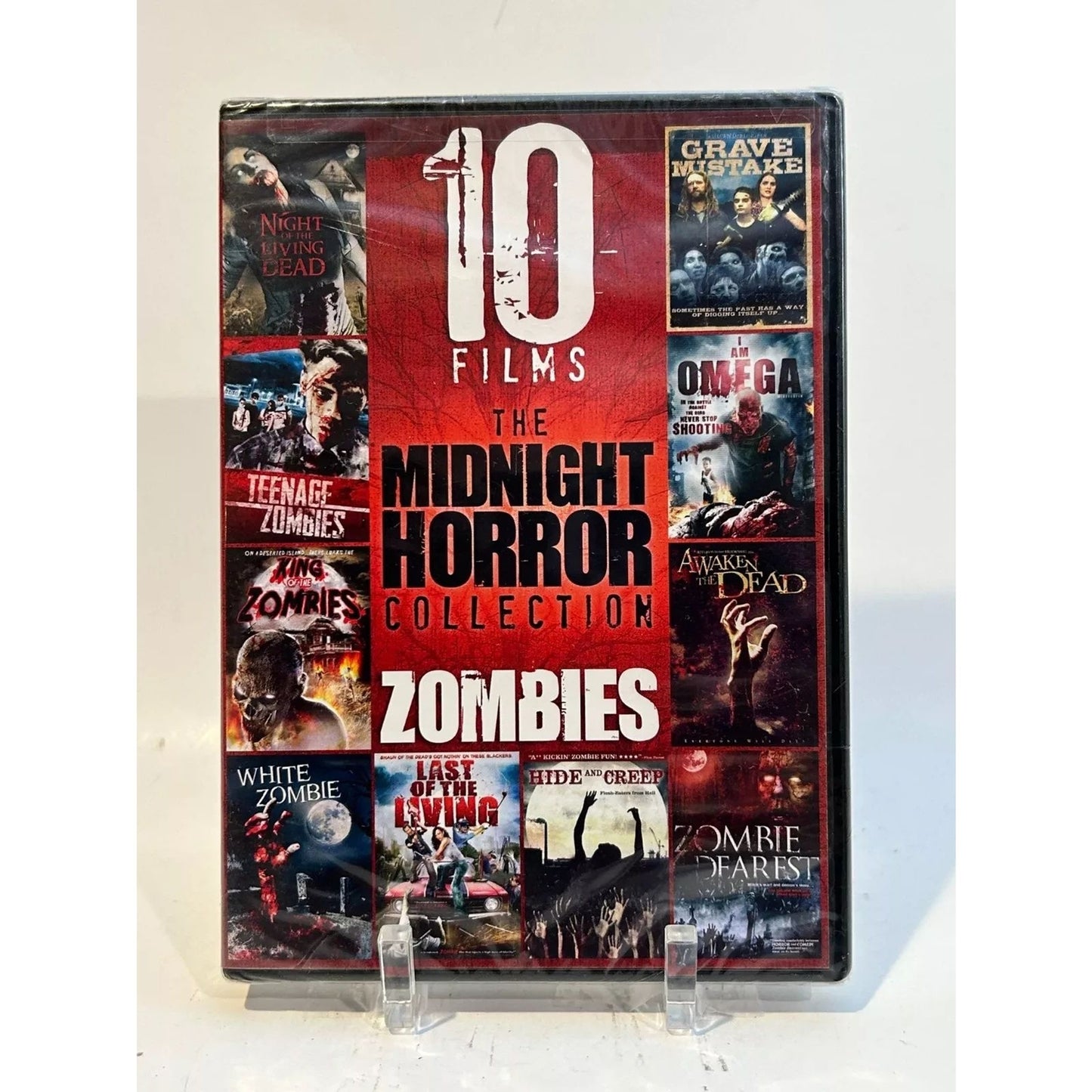 10 Zombie / Undead Midnight Horror Collection Movies (DVD) Factory Sealed