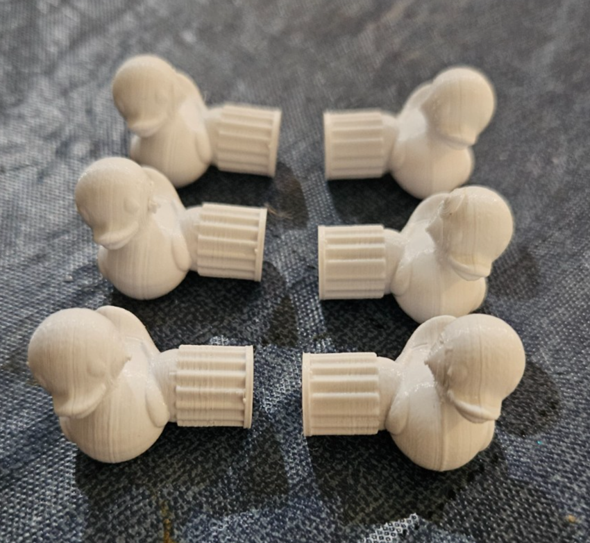 Jeep Duck Tire Valve Stem Caps (6-Pack)  Choose Color