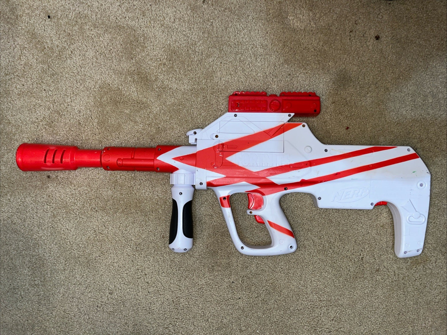 NERF FortniteBlaster (battery Powered) With Scope Attachment, No Clip, Works