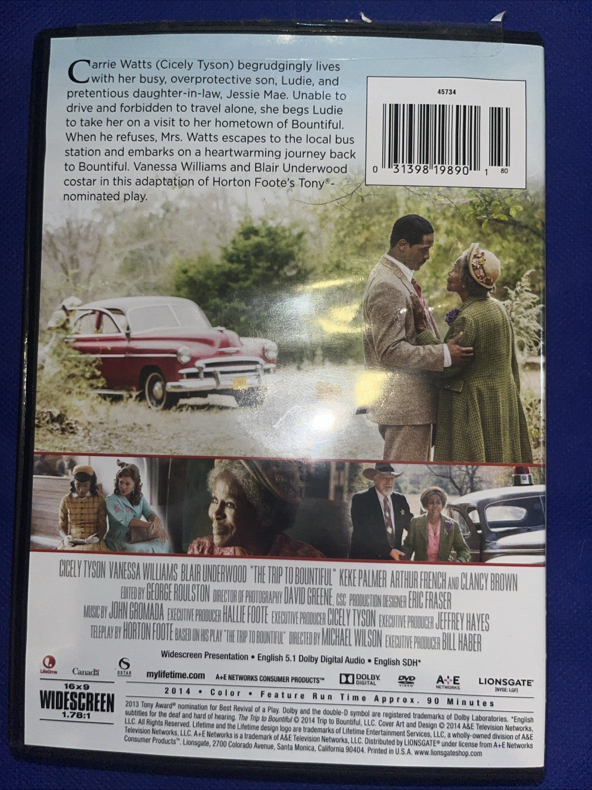 The Trip to Bountiful (DVD, 2014)