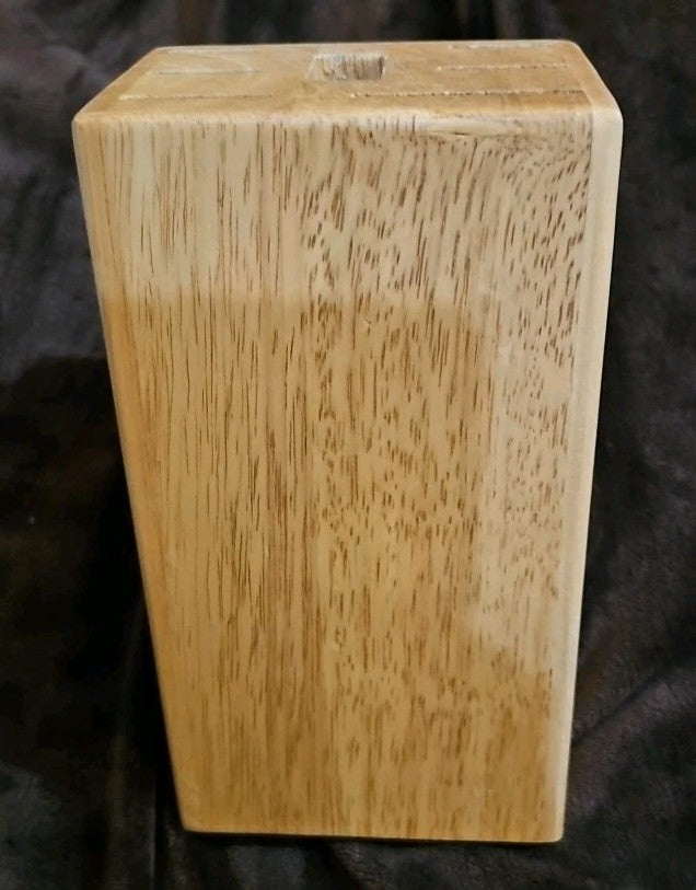 FarberWare Knife Block 13 Slot Plus Scissors Holster Wood 8" Tall