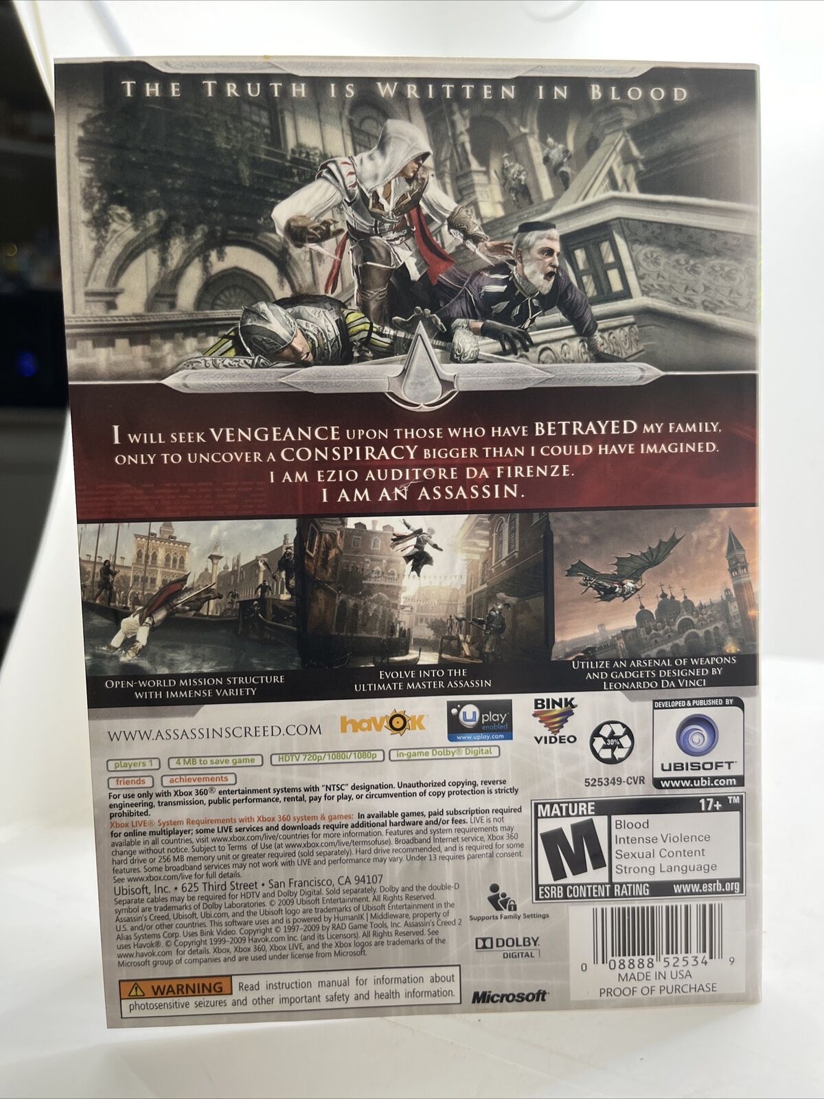 Assassin's Creed II (Microsoft Xbox 360, 2009)