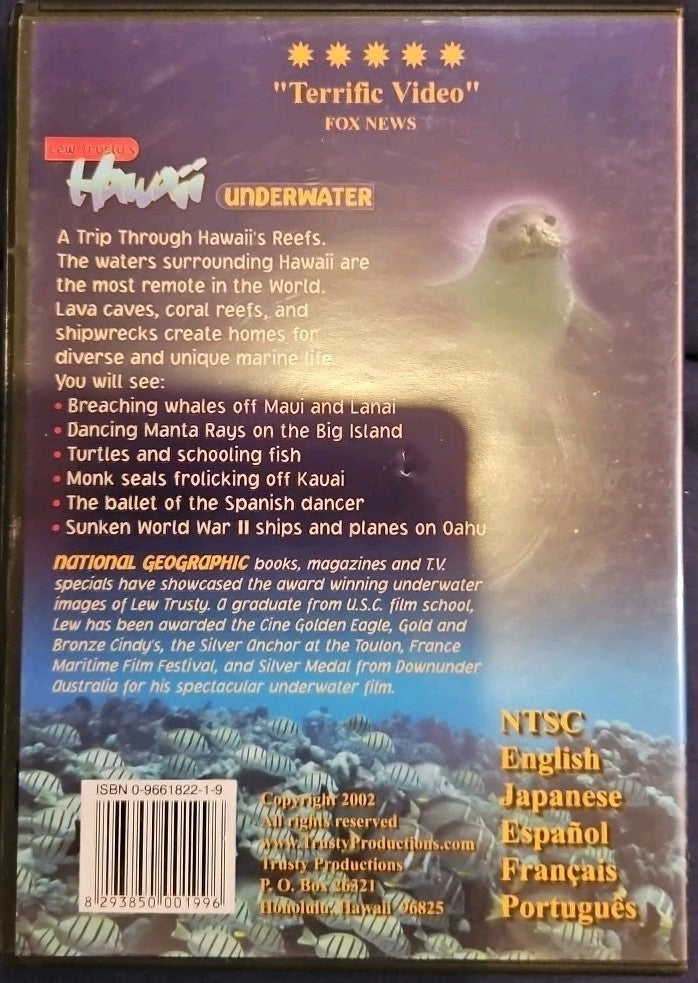 Hawaii Underwater: The World Below (DVD, 2003)