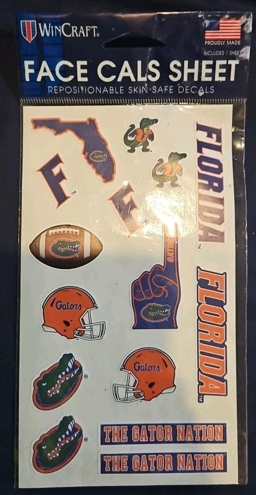 Wincraft Face 15 Decals Sheet