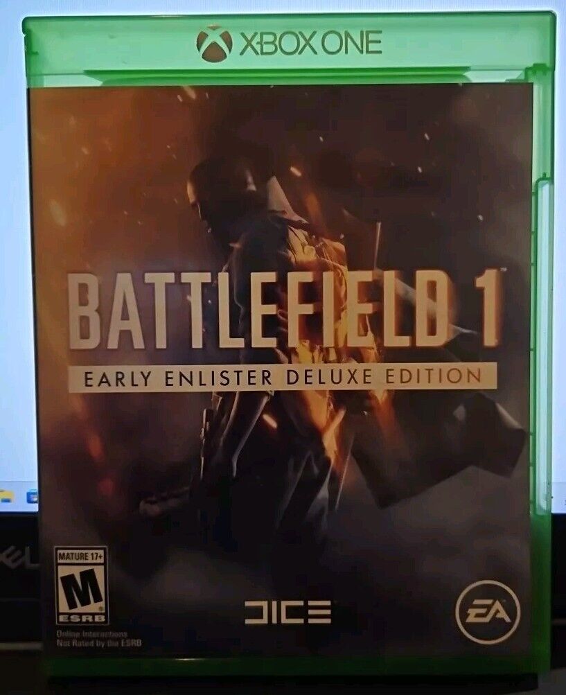 Battlefield 1 Early Enlister Deluxe Edition For Xbox One . Tested. Resealed