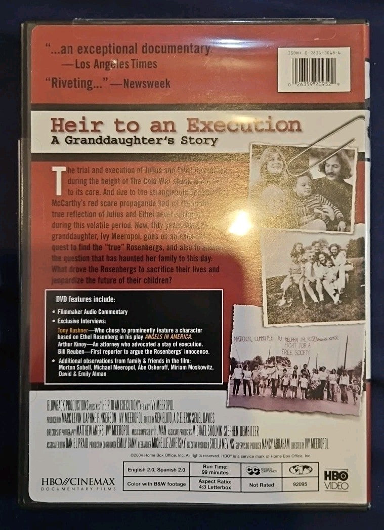 Heir to an Execution (DVD, 2004) Sealed