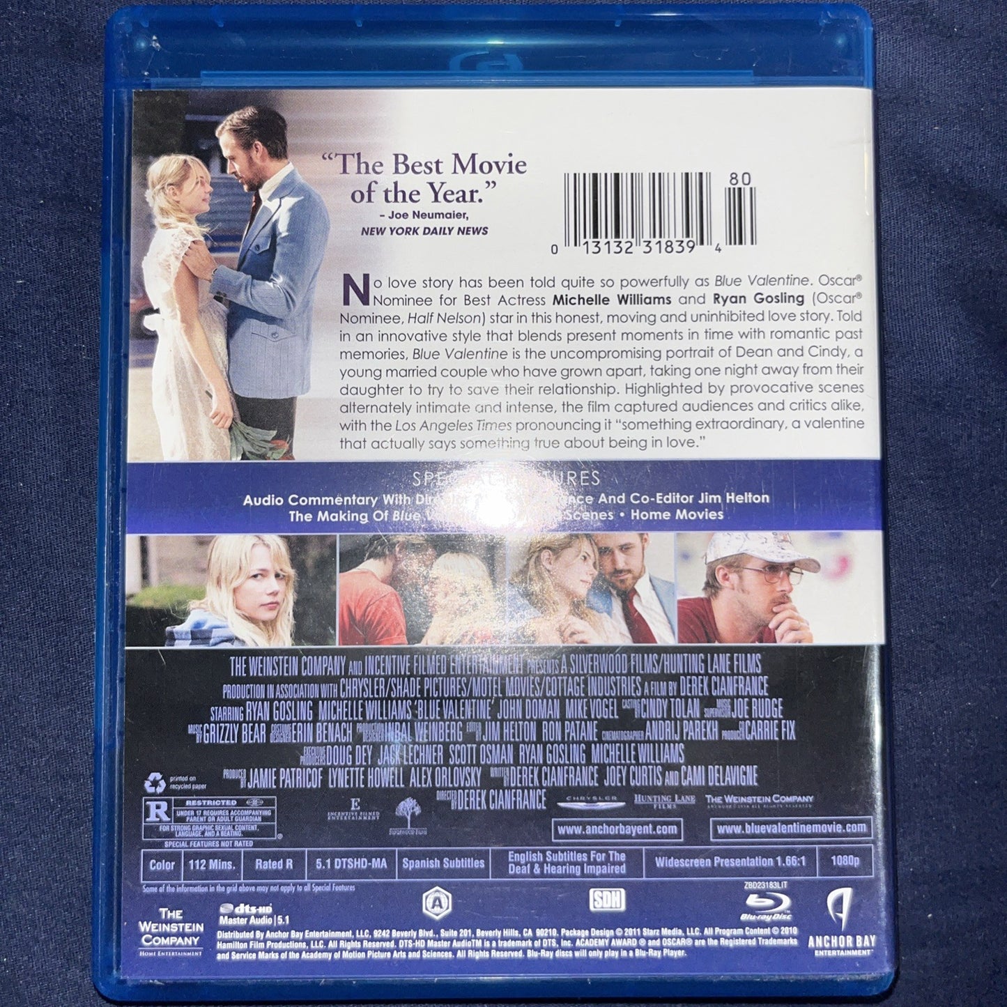 Blue Valentine (Blu-ray Disc, 2011)