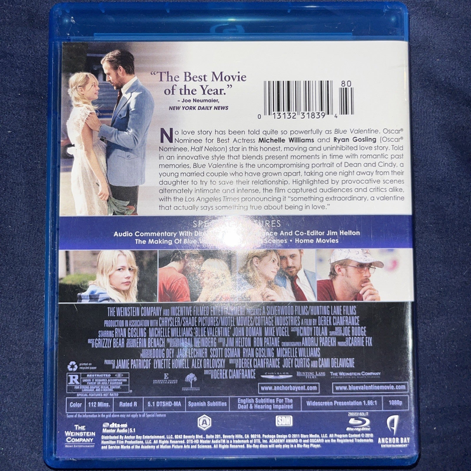 Blue Valentine (Blu-ray Disc, 2011)