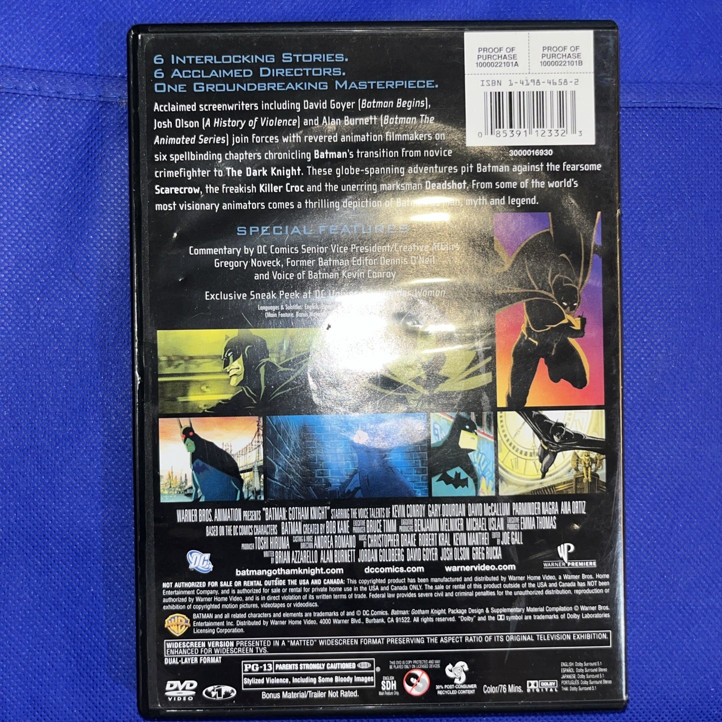 Batman - Gotham Knight (DVD, 2008, Standard Edition)