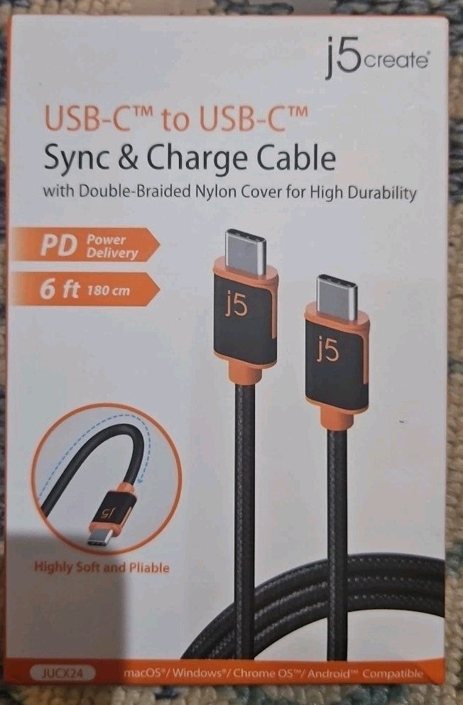 USB-C to USB-C Sync & Charge Cable