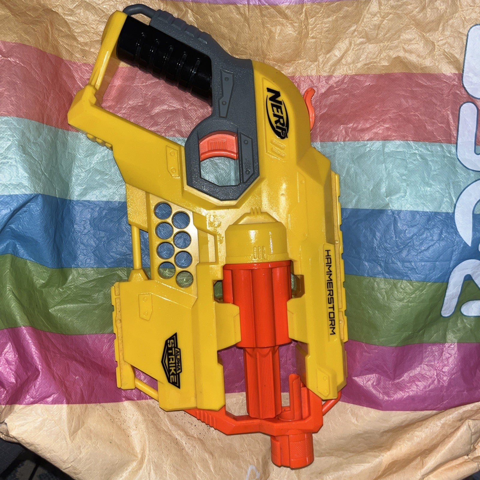 Nerf Hammerstorm Alpha Strike Blaster Soft Foam Darts Blaster Tested