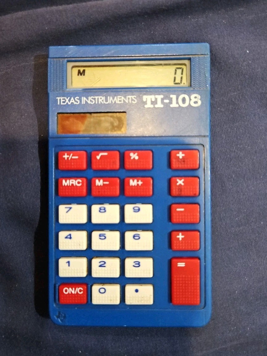 Texas Instruments TI-108 Basic Calculator
