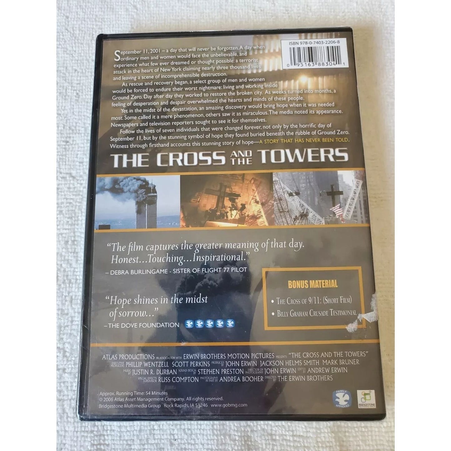 The Cross and the Towers (DVD) Brand New