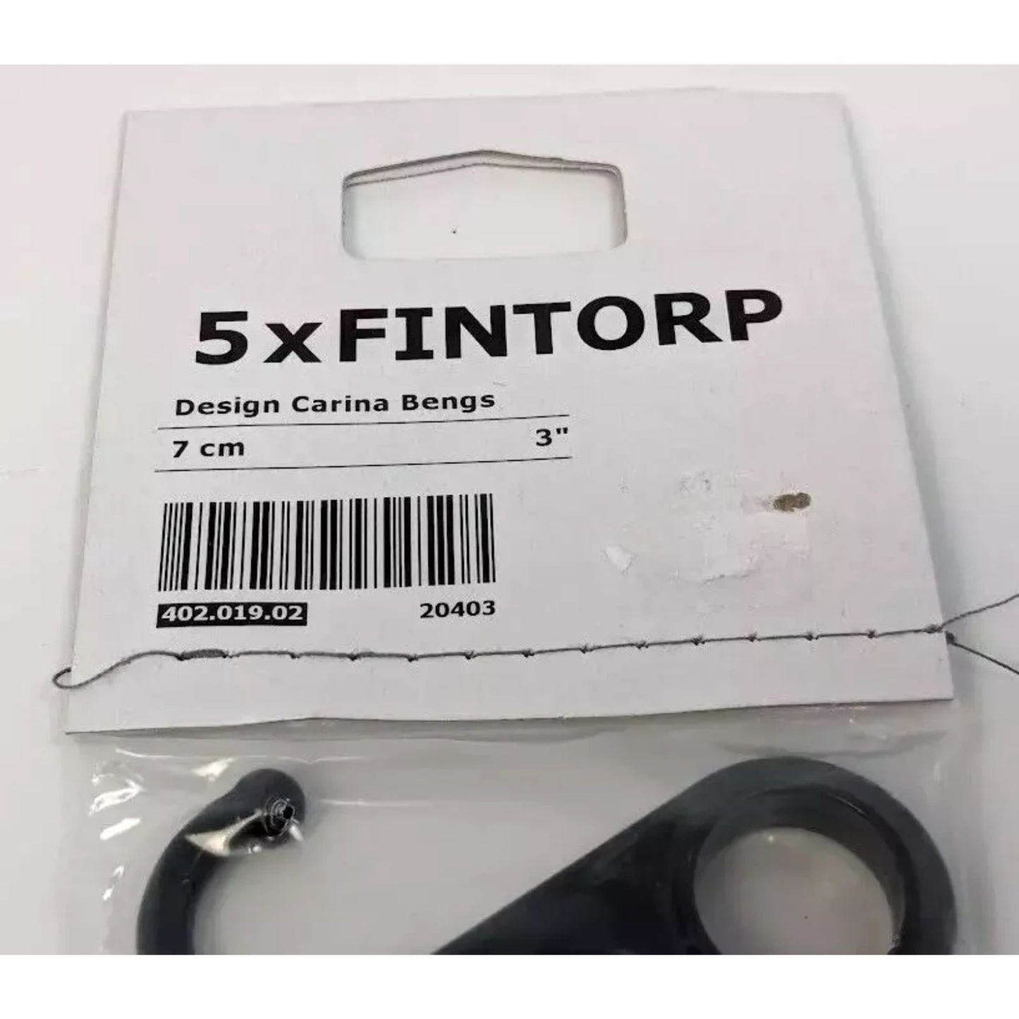 IKEA - 5x FINTORP Design Carina Bengs 7cm/3" 402.019.02 Hooks/Hangers