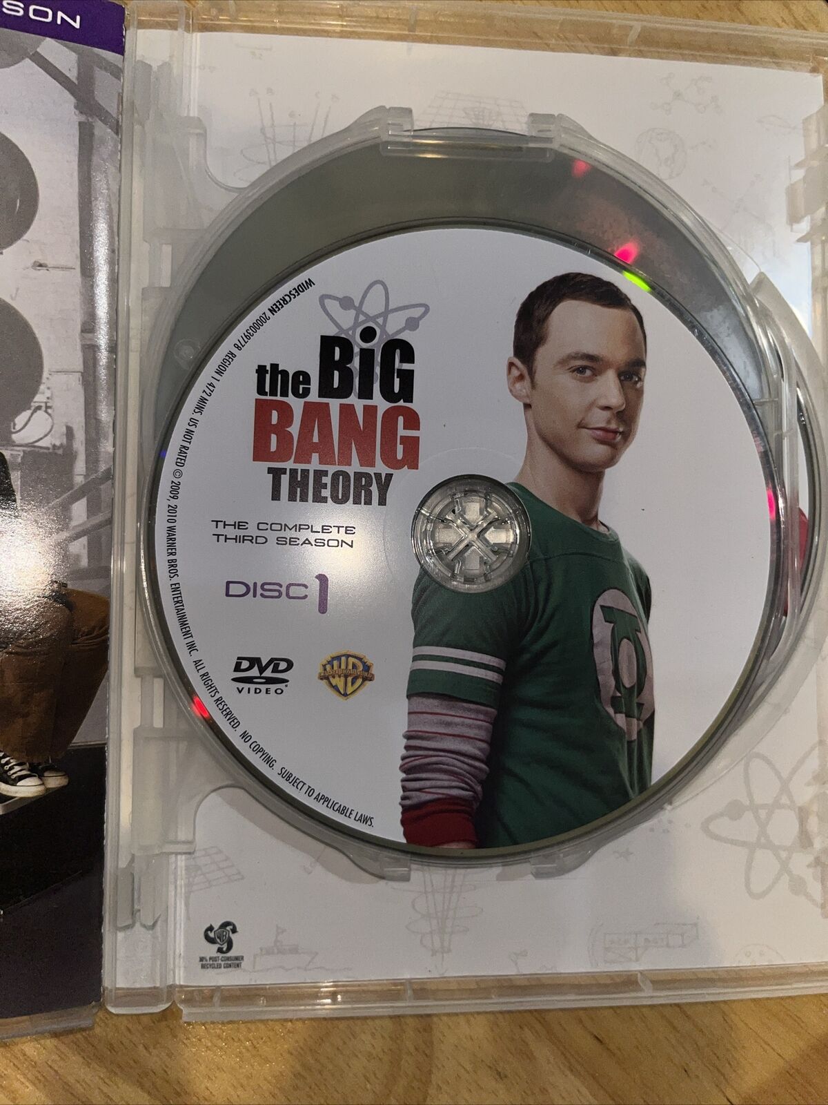 The Big Bang Theory: the Complete Third Season (DVD, 2009)