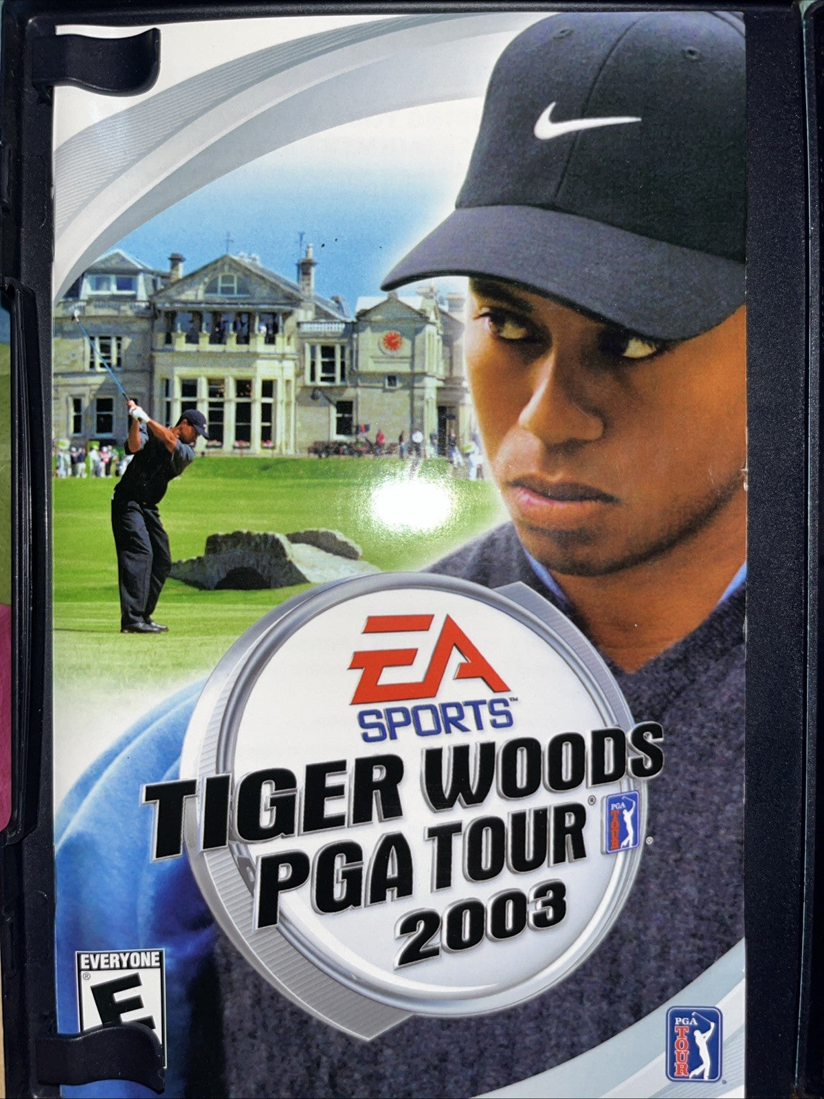Tiger Woods PGA Tour 2003 ( PS2). CIB W/ Manual + reg Card.