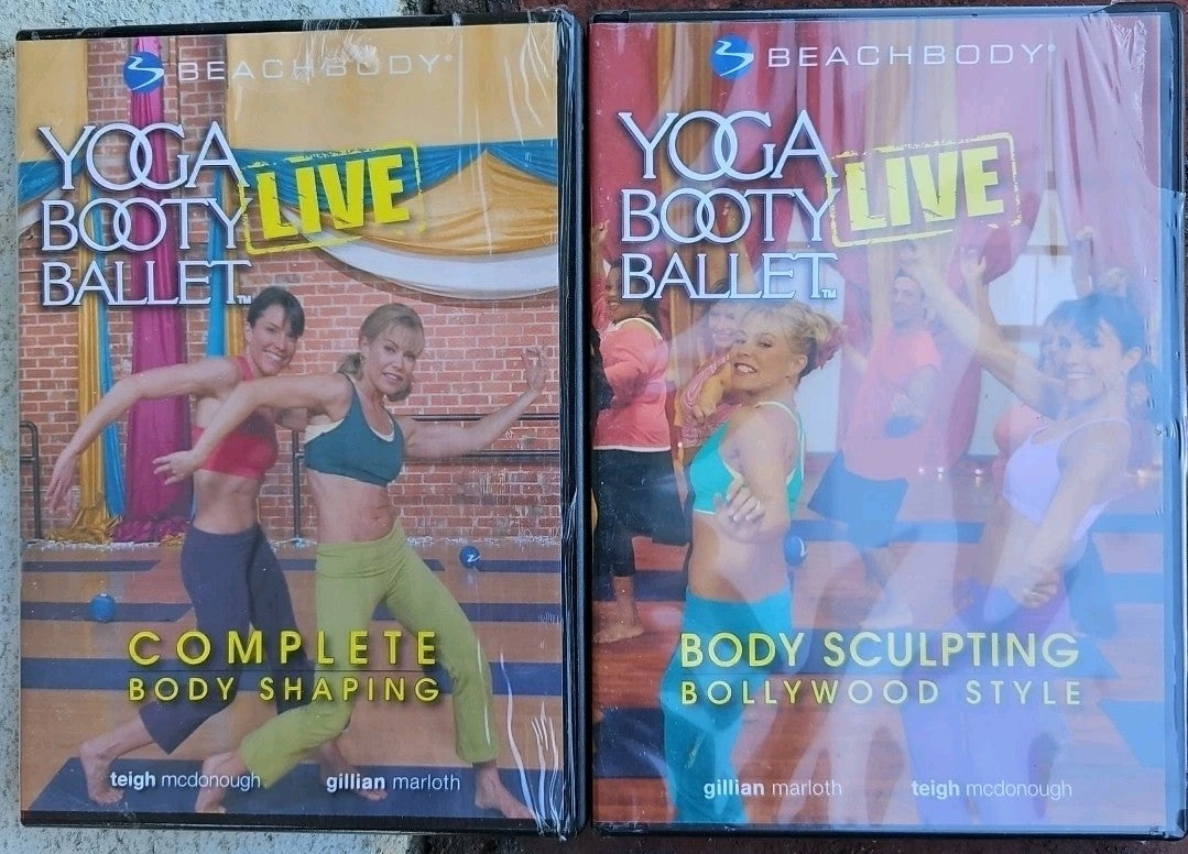 Beachbody Yoga Booty Ballet Body Sculpting Bollywood + Complete Body Shaping