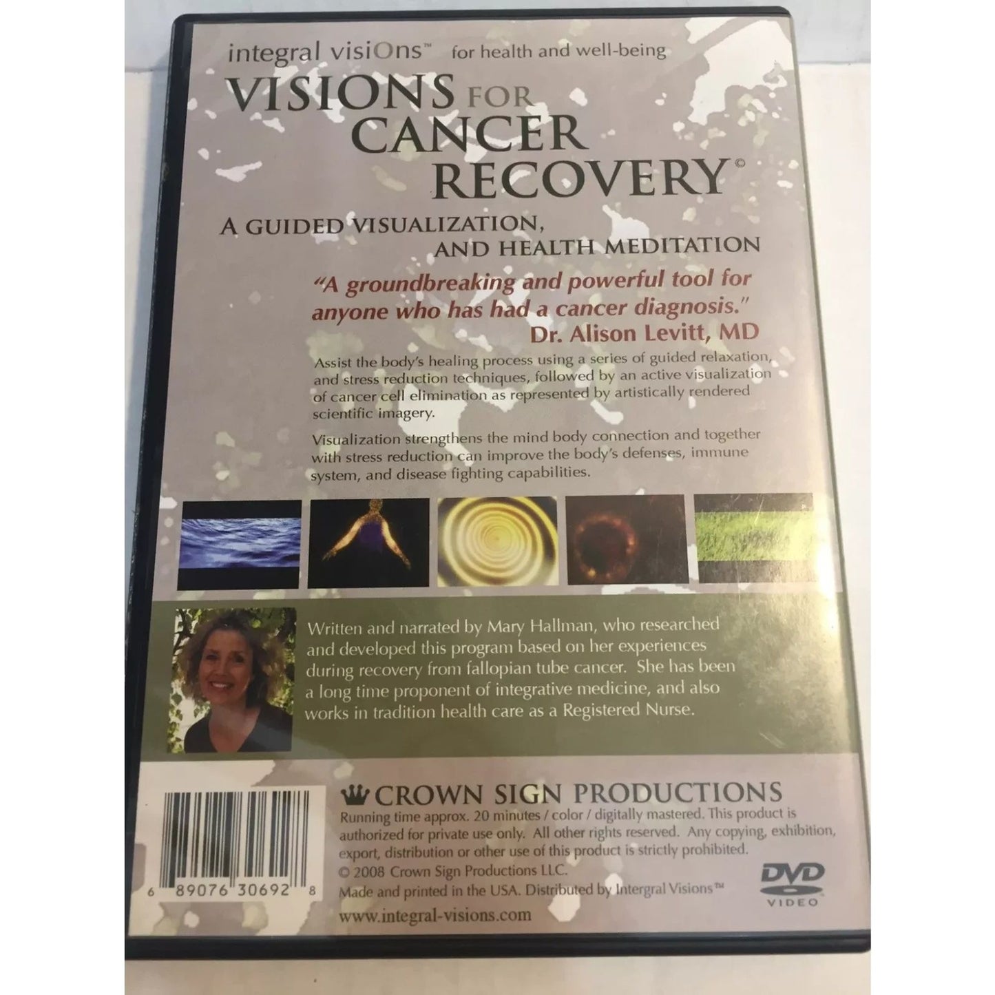 Visions for Cancer Recovery (DVD) Factory Sealed