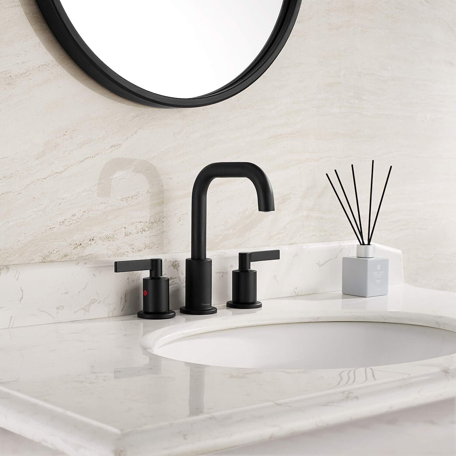 TImeArrow TAF288S-MT Black Matte Faucet Set