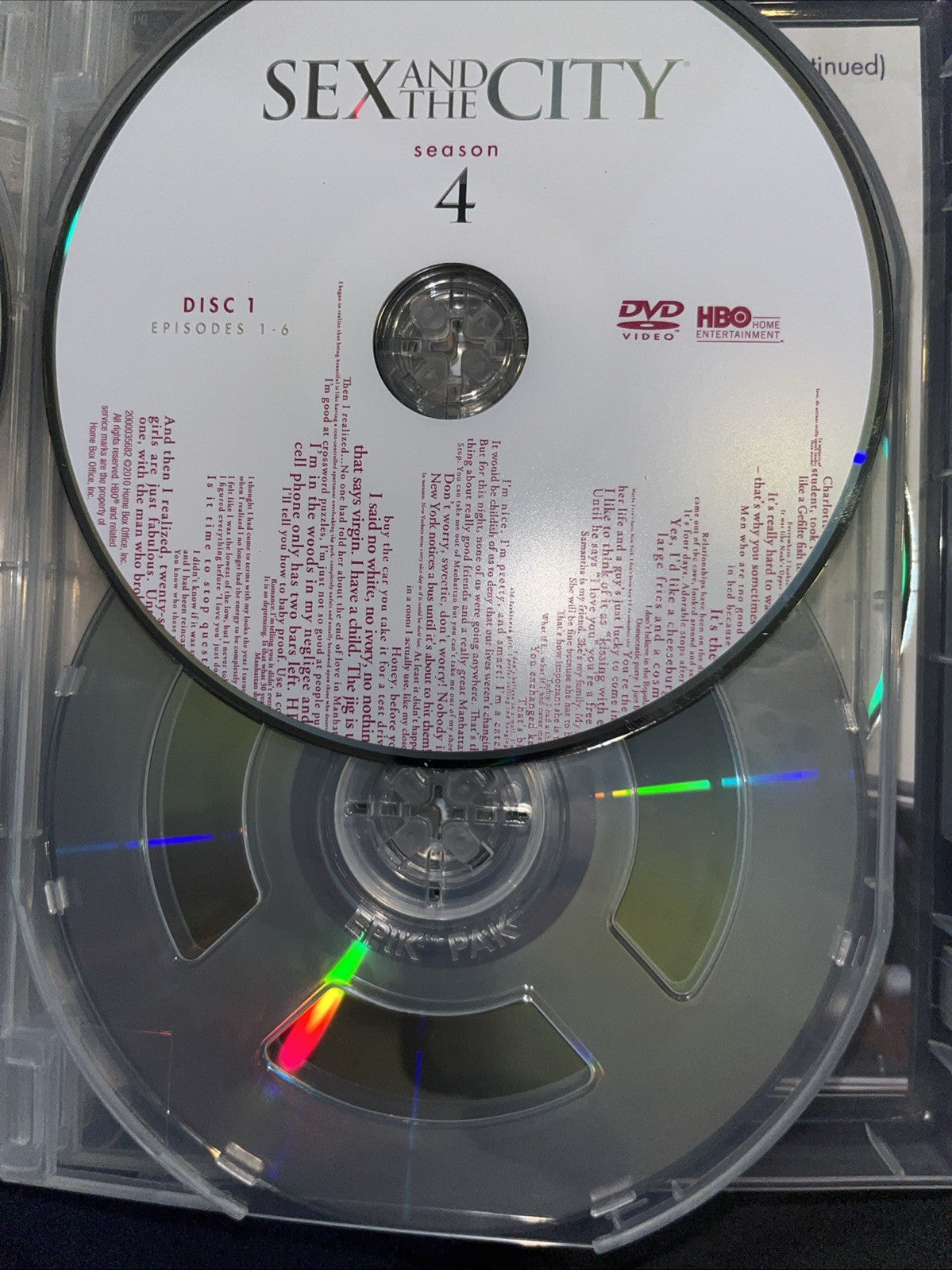 Sex & the City: Complete Series (DVD) Missing Season 1 Disc 1 & Season 4 Disc 2