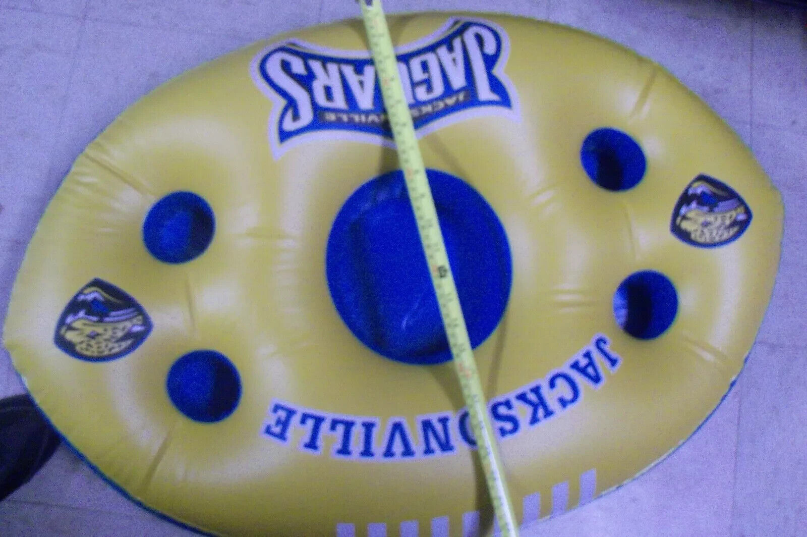 Jacksonville Jaguars NFL Inflatable 20" X 32" Floating Pool Bar - BRAND NEW