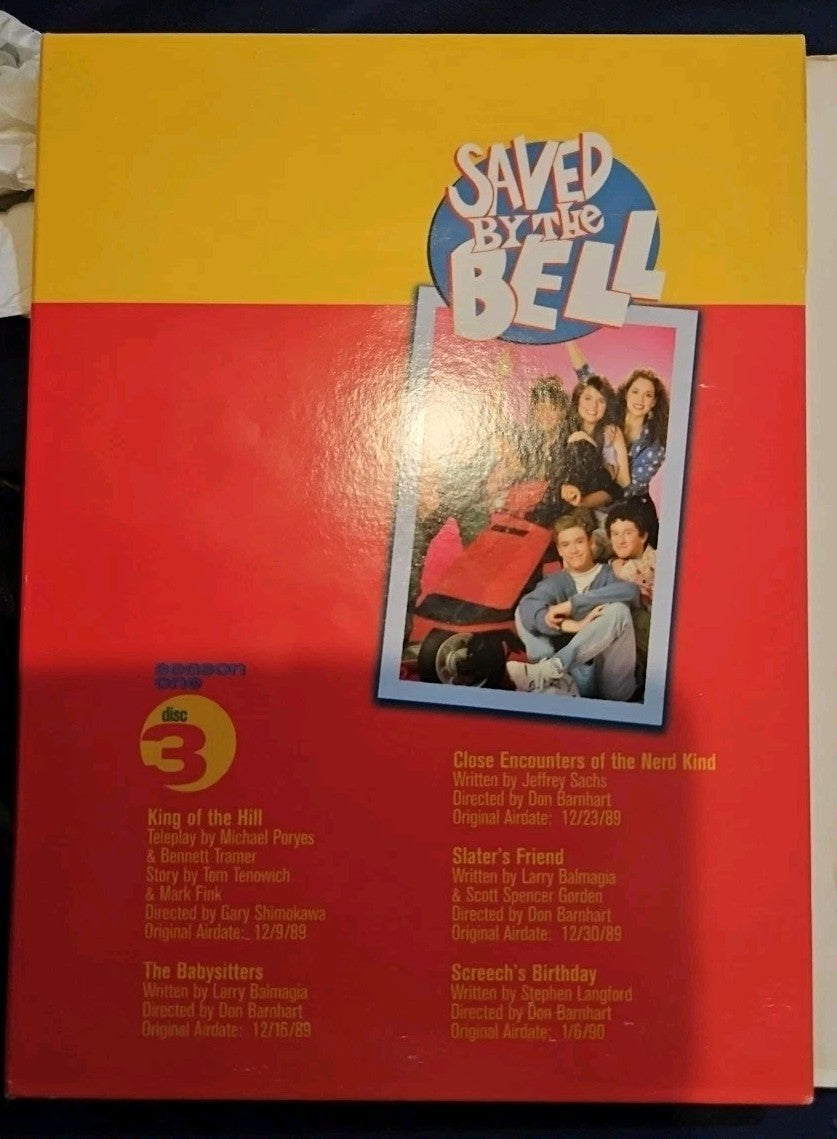 Saved By the Bell - Seasons 1  2 (DVD, 5-Disc Set) Tested. No Scratches