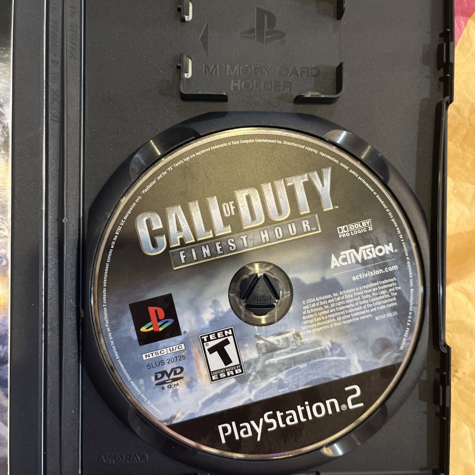 Call of Duty: Finest Hour (PS2) CIB. Manual. Original Case