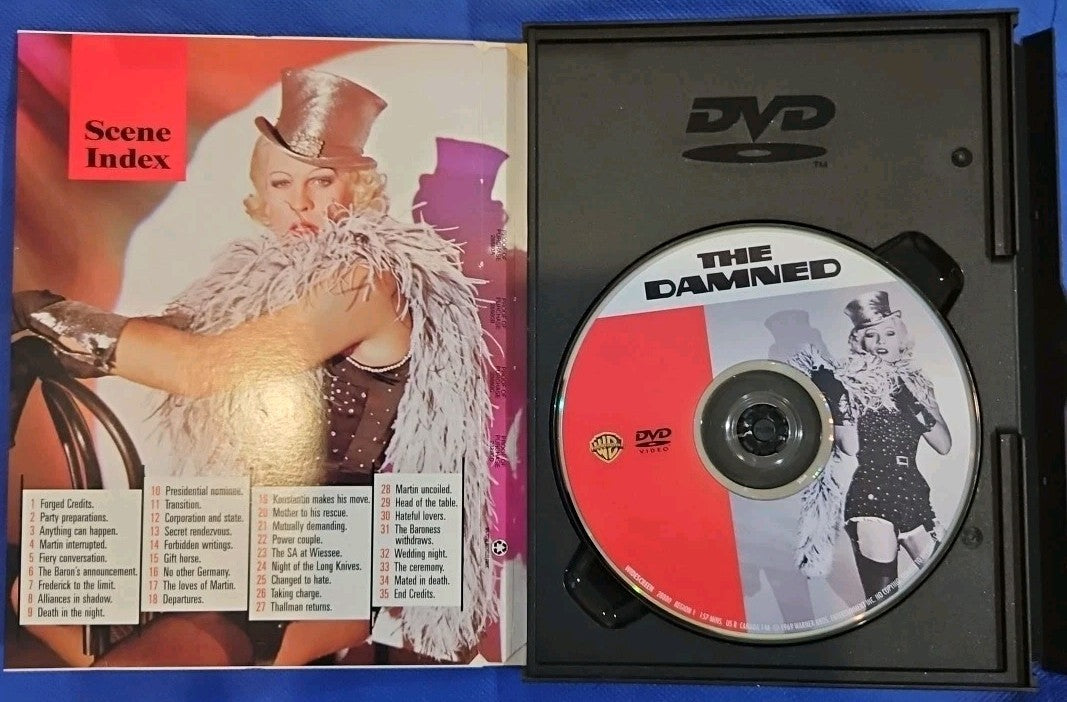 The Damned (DVD, 1969) Remainder Mark. Tested. No Scratches