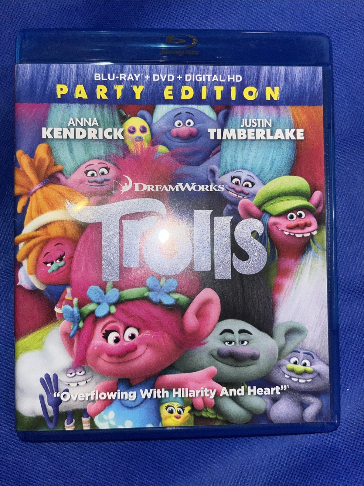 Trolls (Blu-ray, 2016) Sealed
