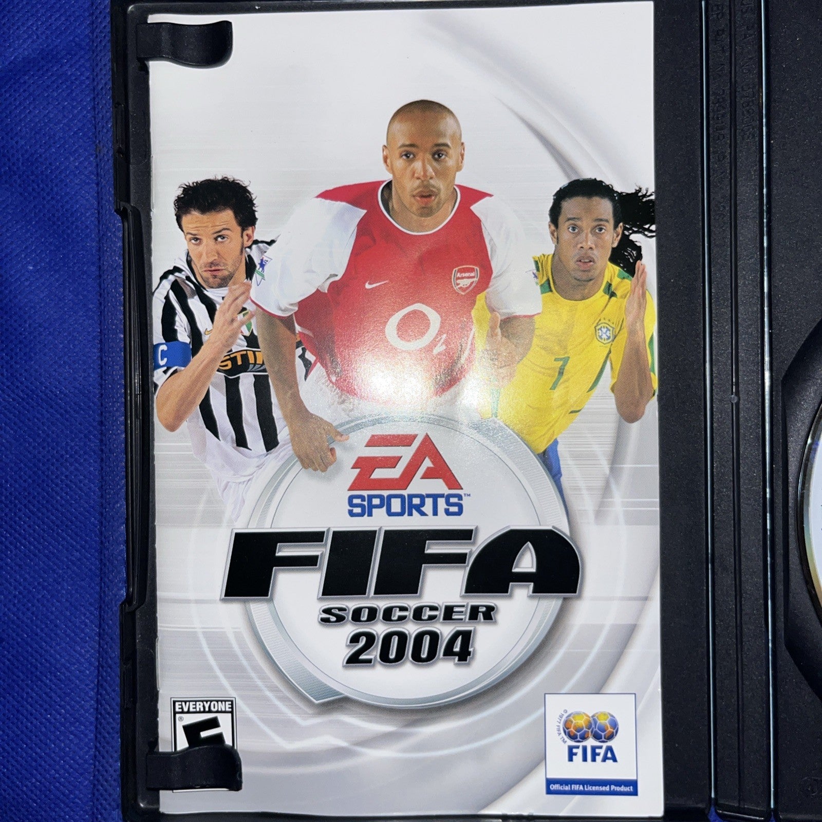 FIFA Soccer 2004 (PS2) Original Case + Manual + Reg + Tested Disc