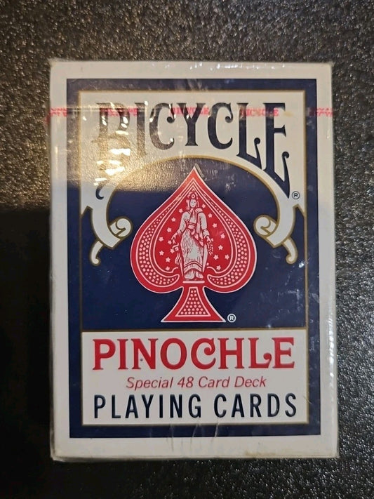 Bicycle Pinochle Special 48 Card Deck Blue Playing Cards - NEW & Sealed
