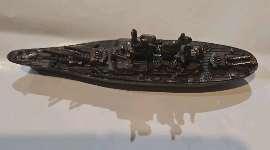 Battleship Die Cast Metal Collectible Pencil Sharpener 4.5"