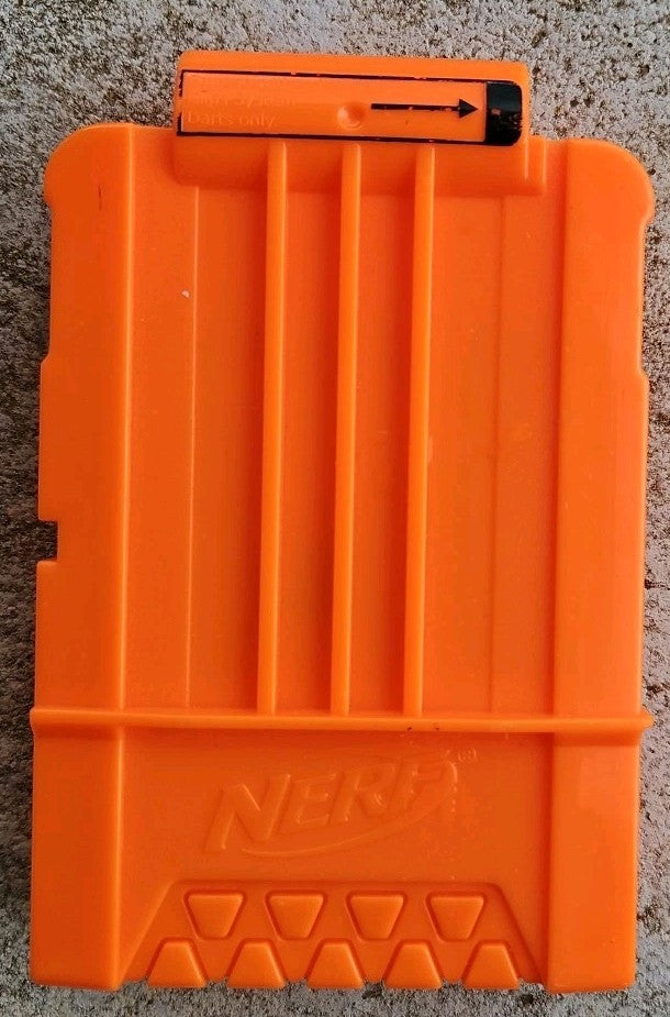 Nerf N-Strike 6 Round Dart Clip Magazine Orange Used For N-Strike Recon CS-6