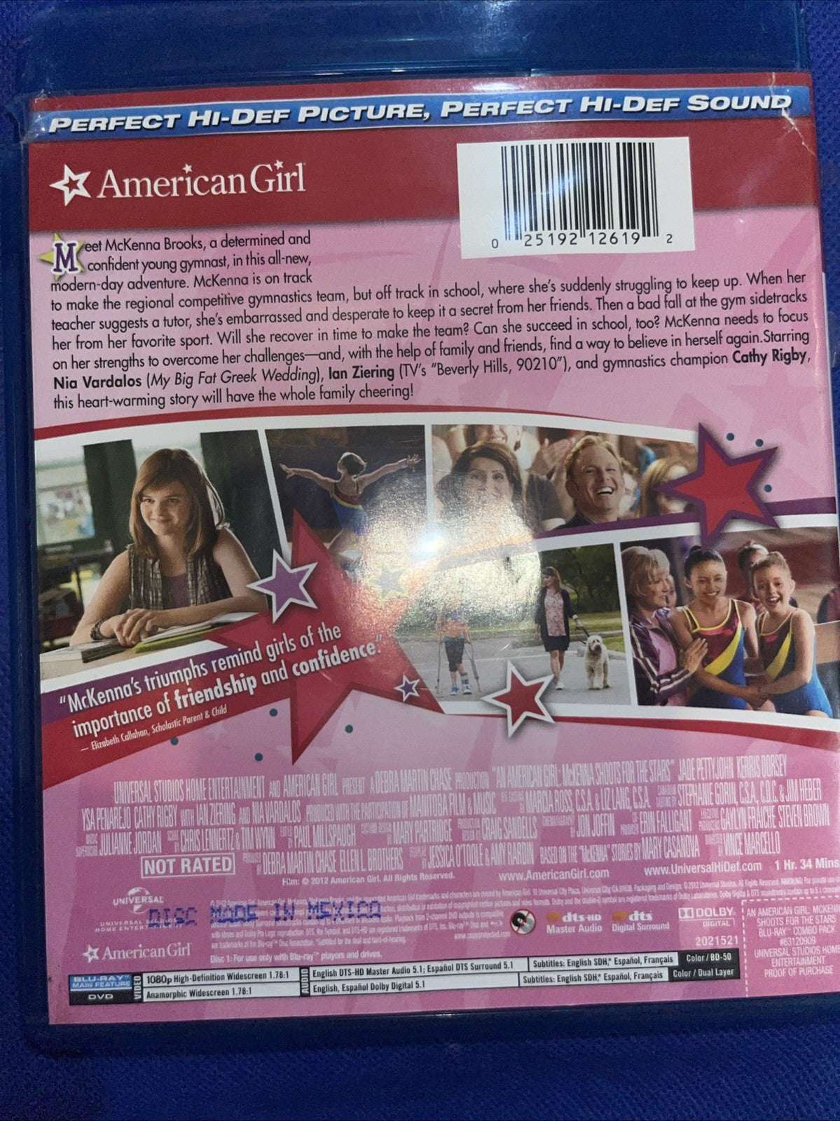 An American Girl: Mckenna Shoots for the Stars (Blu-ray + DVD) See Pics