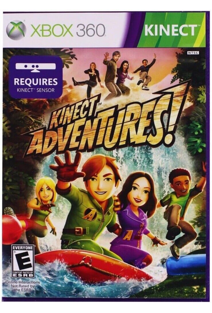 Kinect Adventures Microsoft Xbox 360 Video Game,  Complete