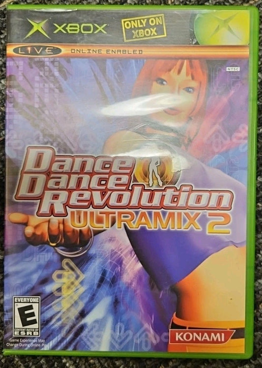 Dance Dance Revolution Ultramix 2 (Xbox) Tested. No Scratches. New Case