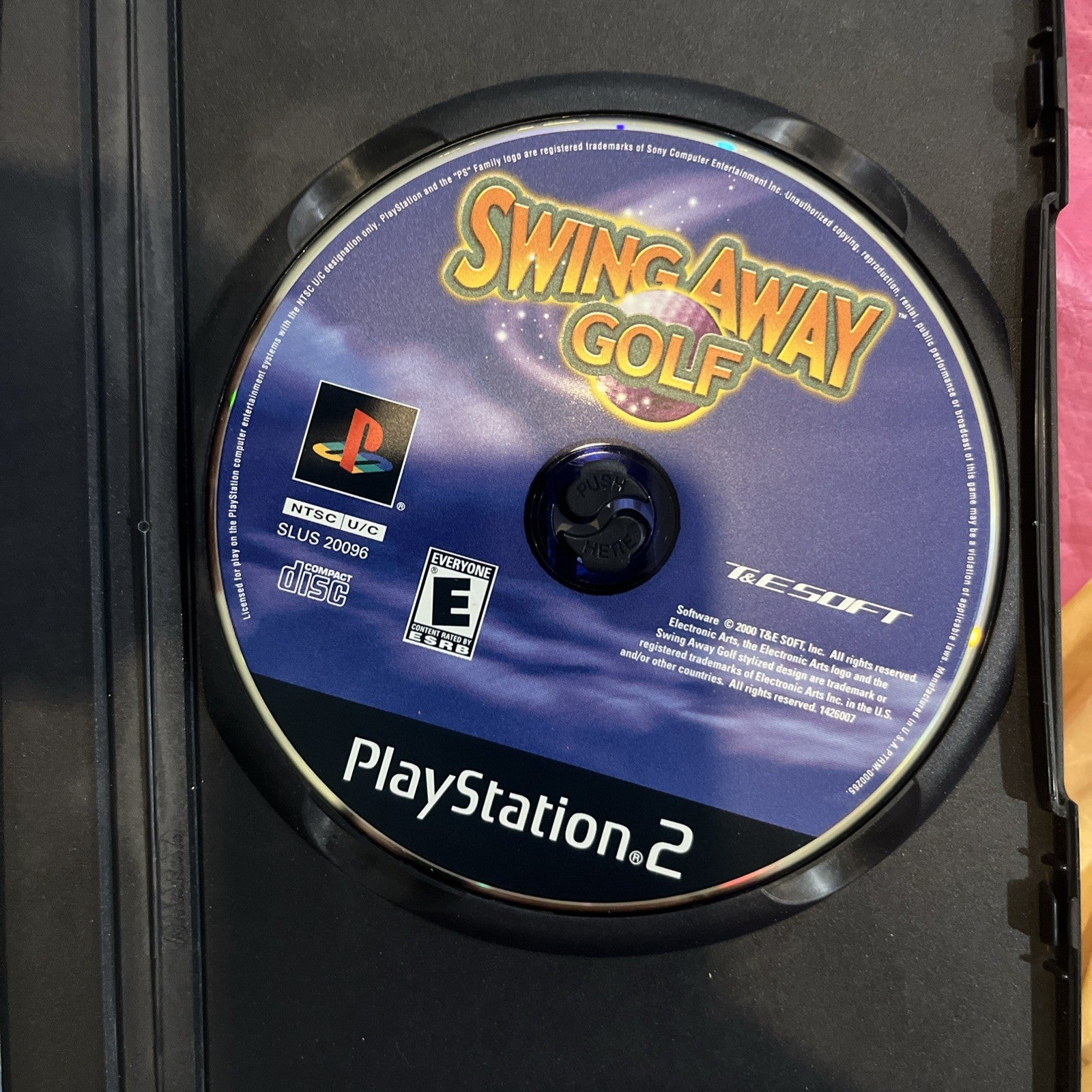 Swing Away Golf (PS2) Tested. Manual + Reg Card + Catalog. Original Case