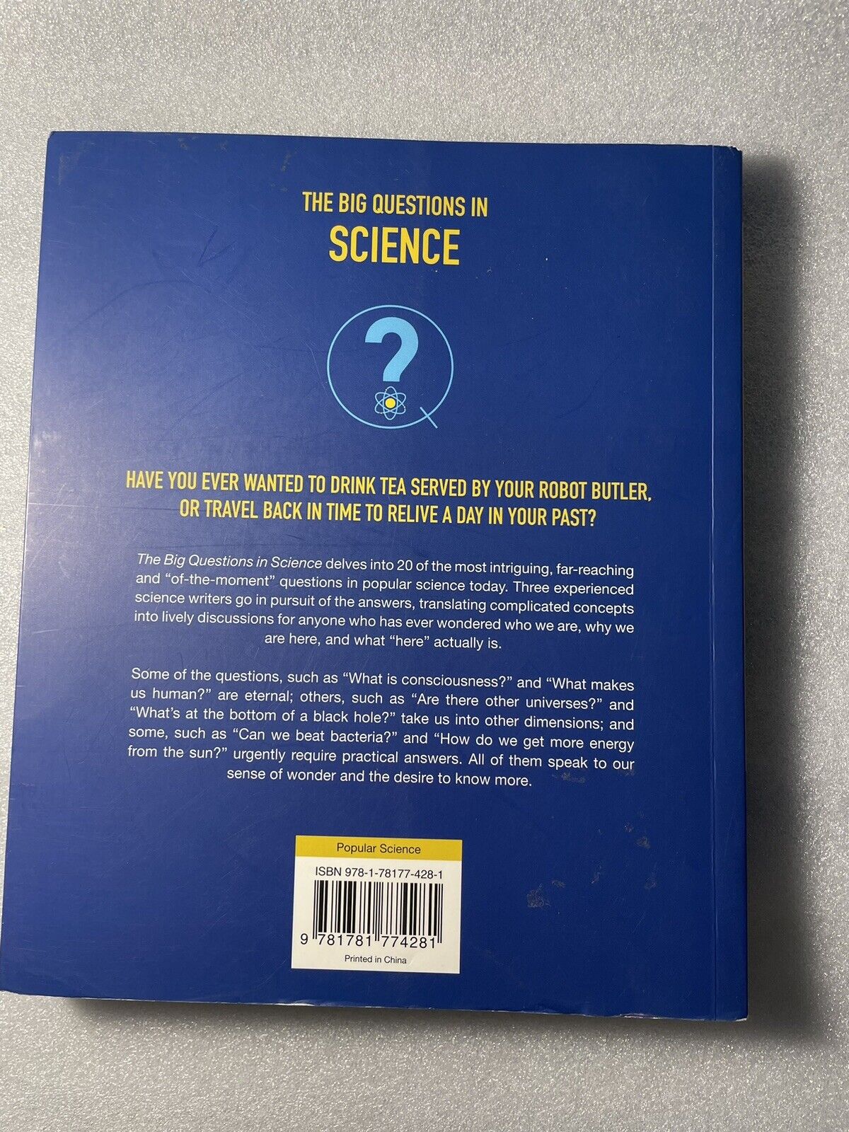 The Big Questions in Science - Paperback By Hayley Birch - GOOD