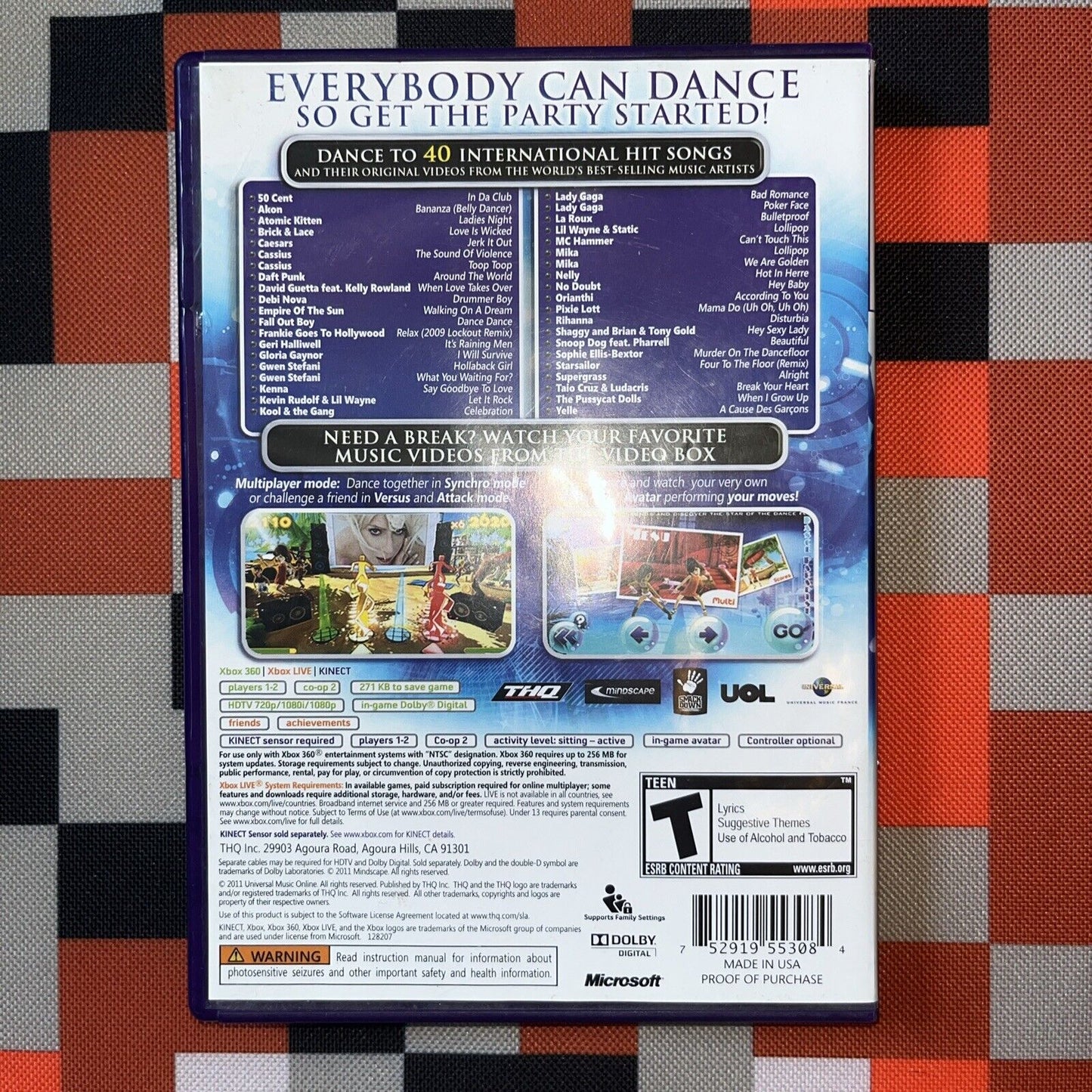 Dance Paradise (Microsoft Xbox 360, 2011) New Case. With Manual. CIB￼