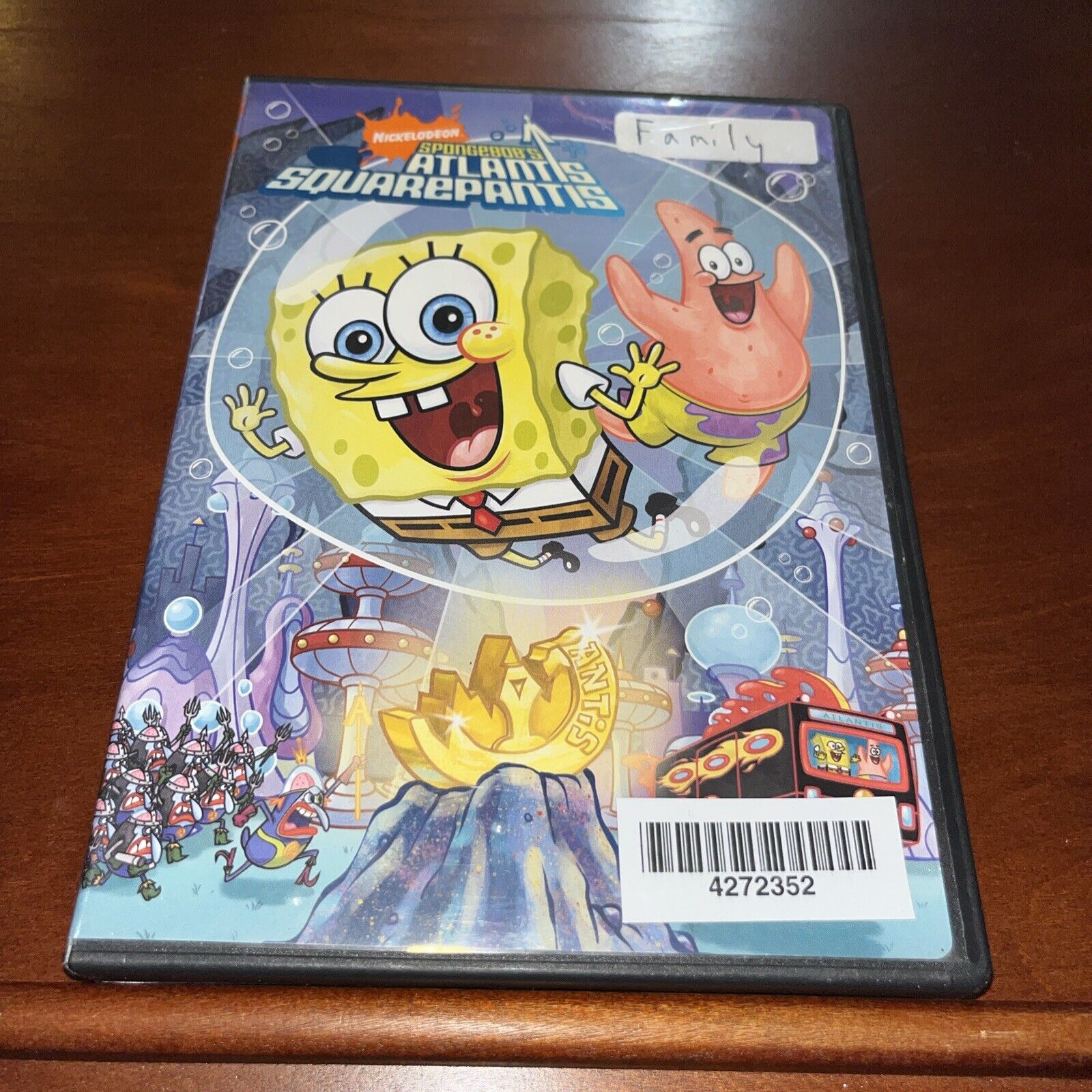 Nickelodeon Spongebob’s Atlantis Square Pants DVD